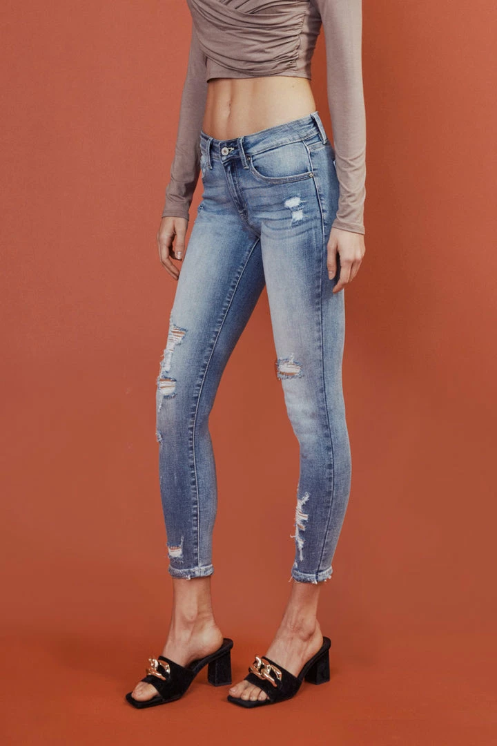 KANCAN Kaleigh Mid Rise Ankle Skinny Jeans 6 KANCAN Kaleigh Mid Rise Ankle Skinny Jeans