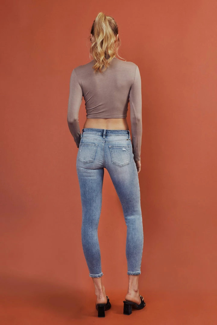 KANCAN Kaleigh Mid Rise Ankle Skinny Jeans 9 KANCAN Kaleigh Mid Rise Ankle Skinny Jeans