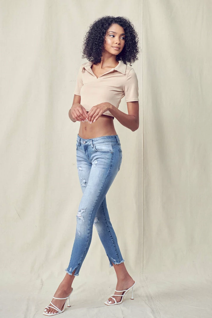 KANCAN Adell Low Rise Ankle Skinny Jeans 5 KANCAN Adell Low Rise Ankle Skinny Jeans