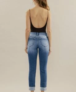 KANCAN Emmett High Rise Skinny Straight Jeans Straight Leg