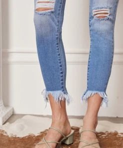 KANCAN Delilah High Rise Ankle Skinny Jeans