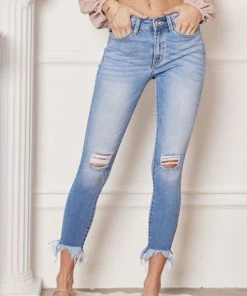 KANCAN Delilah High Rise Ankle Skinny Jeans
