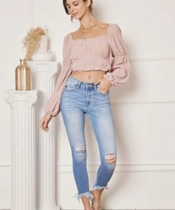 KANCAN Delilah High Rise Ankle Skinny Jeans