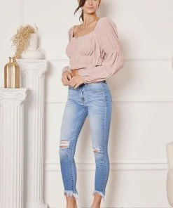 KANCAN Delilah High Rise Ankle Skinny Jeans