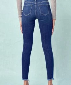 KANCAN Dyana Mid Rise Ankle Skinny Jeans