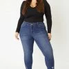KANCAN Keisha Mid Rise Ankle Skinny Jeans - Plus