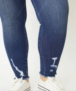 KANCAN Keisha Mid Rise Ankle Skinny Jeans - Plus