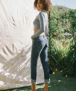 KANCAN Bernice High Rise Boyfriend Jeans