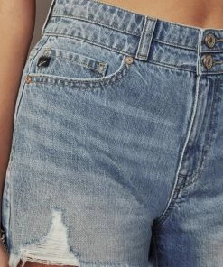 KANCAN Farah High Rise Mom Shorts