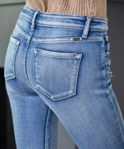 Official Kancan USA Thea Mid Rise Super Skinny Jeans