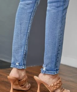 Official Kancan USA Thea Mid Rise Super Skinny Jeans