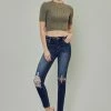 KANCAN Serena High Rise Ankle Skinny Jeans