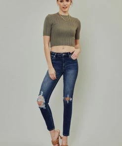 KANCAN Serena High Rise Ankle Skinny Jeans