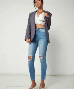 KANCAN Serena High Rise Ankle Skinny Jeans