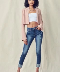 KANCAN Arden High Rise Ankle Skinny Jeans