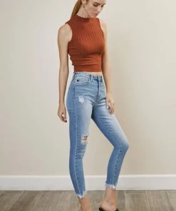 KANCAN Phoenix High Rise Ankle Skinny Jeans