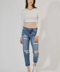 KANCAN Artemis High Rise Boyfriend Jeans