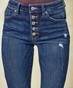 KANCAN Winston High Rise Cropped Skinny Jeans