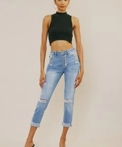 KANCAN Tove Ultra High Rise Mom Jeans