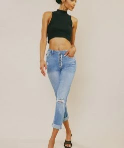 KANCAN Tove Ultra High Rise Mom Jeans