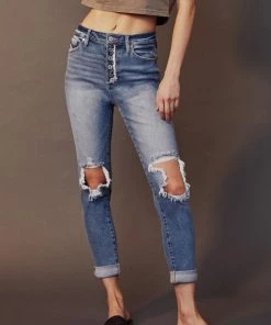 KANCAN Tove Ultra High Rise Mom Jeans