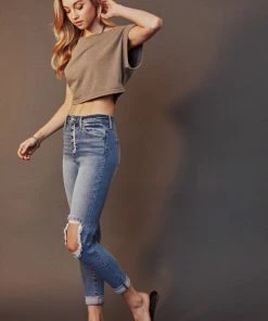 KANCAN Tove Ultra High Rise Mom Jeans