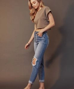 KANCAN Tove Ultra High Rise Mom Jeans