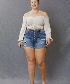 KANCAN Lyric Ultra High Rise Shorts - Plus