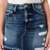 KANCAN Valentina Distressed Mini Skirt