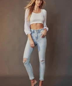 KANCAN Kendall High Rise Ankle Skinny Jeans