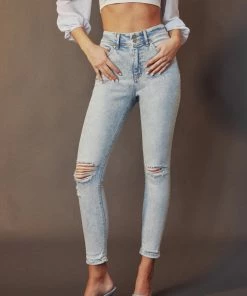 KANCAN Kendall High Rise Ankle Skinny Jeans
