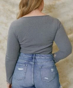 KANCAN Sandrine Ultra High Rise Mom Shorts - Plus