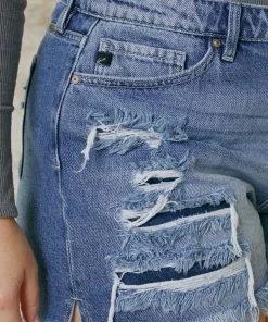 KANCAN Sandrine Ultra High Rise Mom Shorts - Plus