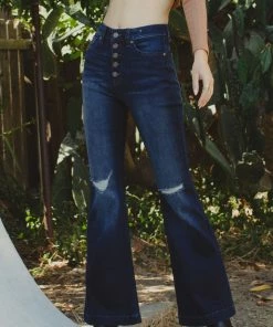 KANCAN Dixie Ultra High Rise Flare Jeans - Petite