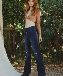 KANCAN Dixie Ultra High Rise Flare Jeans - Petite
