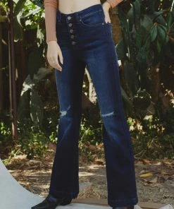 KANCAN Dixie Ultra High Rise Flare Jeans - Petite