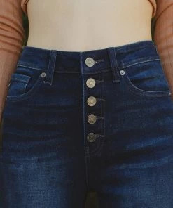 KANCAN Dixie Ultra High Rise Flare Jeans - Petite