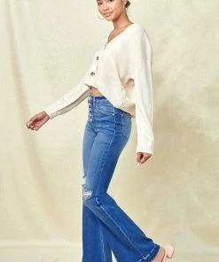 KANCAN Dixie Ultra High Rise Flare Jeans - Petite