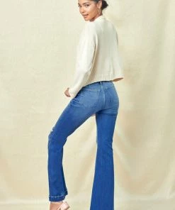 KANCAN Dixie Ultra High Rise Flare Jeans - Petite