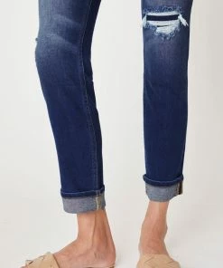 KANCAN Eternity Mid Rise Slim Straight Leg Jeans