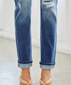 KANCAN Eternity Mid Rise Slim Straight Leg Jeans