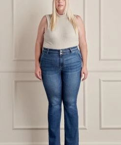 KANCAN Flare & Bootcut Dallas High Rise Bootcut Jeans - Plus