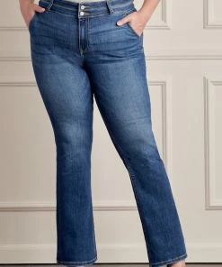 KANCAN Flare & Bootcut Dallas High Rise Bootcut Jeans - Plus