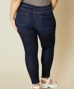 KANCAN Naira Ultra High Rise Ankle Skinny Jeans - Plus