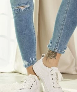 KANCAN Simone Ultra High Rise Ankle Skinny Jeans - Curvy