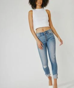 KANCAN New Arrivals Irina High Rise Ankle Skinny