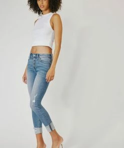 KANCAN New Arrivals Irina High Rise Ankle Skinny