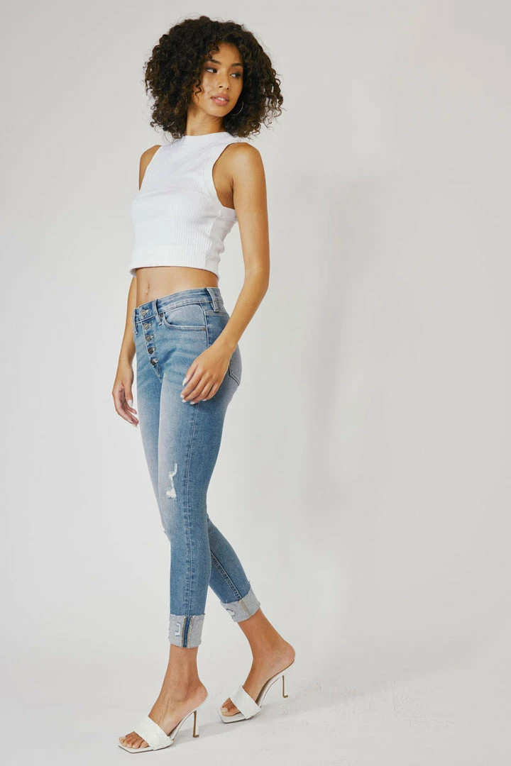 KANCAN New Arrivals Irina High Rise Ankle Skinny 7 KANCAN New Arrivals Irina High Rise Ankle Skinny