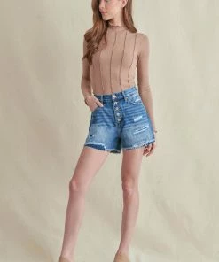 KANCAN Shorts & Skirts Krissy Ultra High Rise Mom Shorts