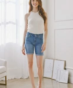 KANCAN Kandie Mid Rise Bermuda Shorts